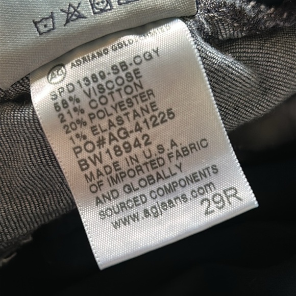 Ag Adriano Goldschmied Maternity Jeans Dark Wash Size 29 Regular - Picture 4 of 8